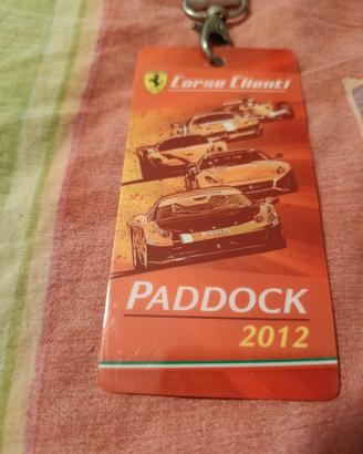 Pass originale Ferrari