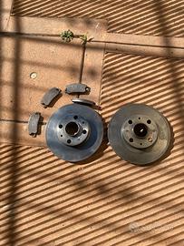 Dischi freni con pastiglie ritmo 130/125 Abarth