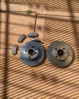Dischi freni con pastiglie ritmo 130/125 Abarth