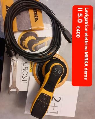 levigatrice elettrica MIRKA deros II 5.0 NUOVA!