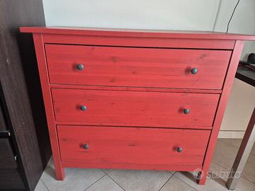 Cassettiera 3 cassetti Ikea Hemnes
