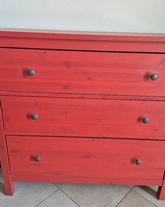 Cassettiera 3 cassetti Ikea Hemnes