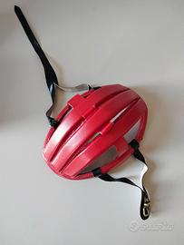 CASCO BICI ROSSO VINTAGE ANNI '60/'70 EROICA