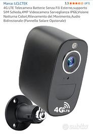 Telecamera di sicurezza wireless 4gLTE