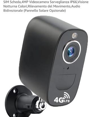 Telecamera di sicurezza wireless 4gLTE