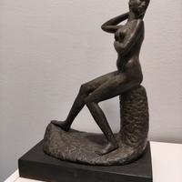 Scultura bronzo Mario Moretto firmata 36 cm