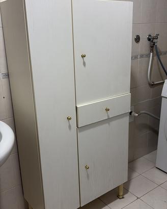 Mobile bianco per bagno