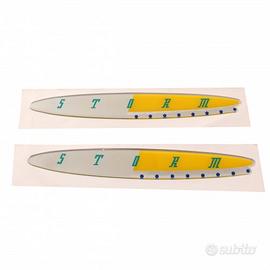 Coppia adesivi resinati fianchi laterali Gilera St