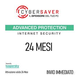 Antivirus Cybersaver by Kaspersky valida 2 anni