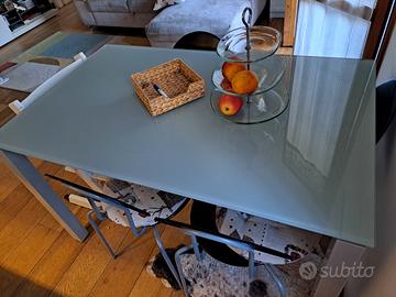 tavolo di vetro allungabile! chateau d ax 