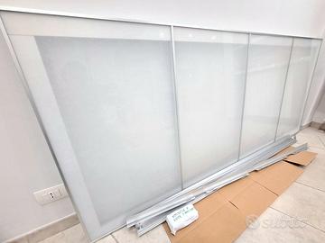 Ante armadio cabina vetro ikea pax