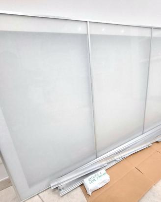 Ante armadio cabina vetro ikea pax