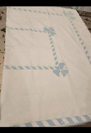 Tovaglia Mulino Bianco cotone fiore e fiocco