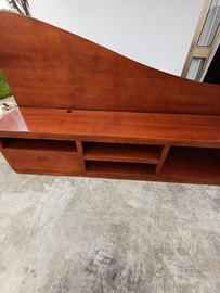 mobile soggiorno o taverna in legno massiccio