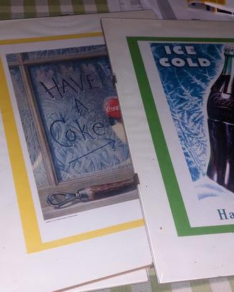 Poster Vintage Coca-Cola - Stampe d'Arredo Anni '4