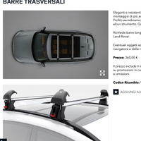 BARRE TRASVERSALI RANGE ROVER VELAR