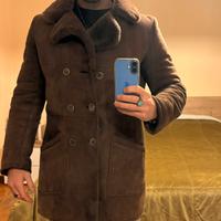 Giubbetto montone vintage uomo