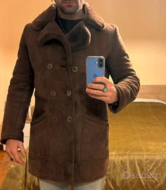 Giubbetto montone vintage uomo