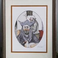 Litografia incorniciata 40x50 cm - scuola Possenti