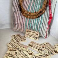 Borsa tessuta a mano