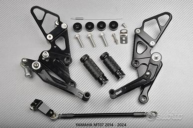 Pedane arretrate YAMAHA MT07 2014 - 2024