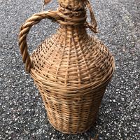 Damigiana in vimini 5 litri