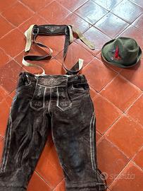 Vestito ocktoberfest lederhosen più cappello