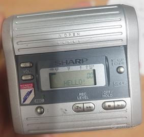 SHARP Registratore Mini-Disc Portatile Argento