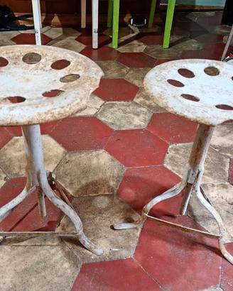 2 sgabelli industrial-vintage