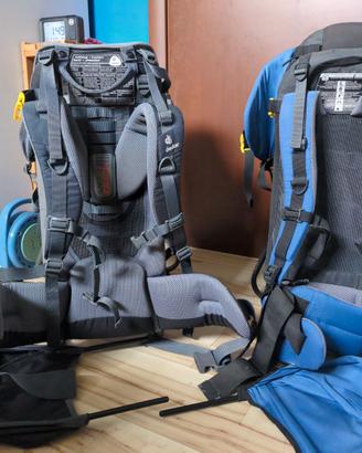 Due zaini porta bimbi per escursioni