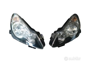 Fari Anteriori Neri Originali Per Opel Corsa D
