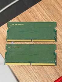 2x Samsung DDR5 SODIMM 8GB 5600MHZ 