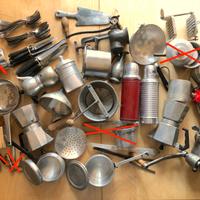 Casalinghi da collezione in metallo