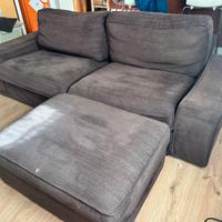 Divano 3 posti KIVIK + Pouf CONTENITORE