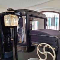 Carrozza da pariglia cavalli clarence