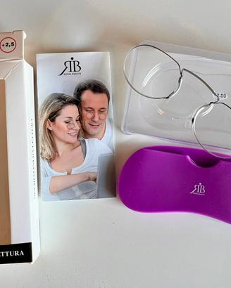 Occhiali da lettura tascabili +2,50