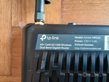Router TP-Link WI FI con SIM 4G+