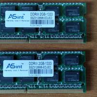 RAM ASint 2GB DDRIII DDR3 SSZ3128M8-EDJED AsusX52J