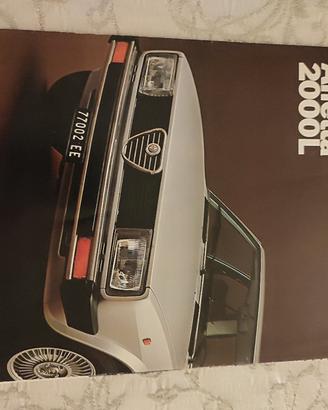 brochure Alfetta 2000L