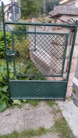 Cancello in ferro battuto L 220cm x h150cm