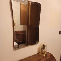 specchio da parete vintage stile Gio Ponti