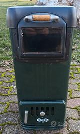Stufa a legna Argo mignon green 6 kw