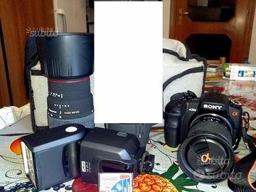 Set fotografico sony alfa 200