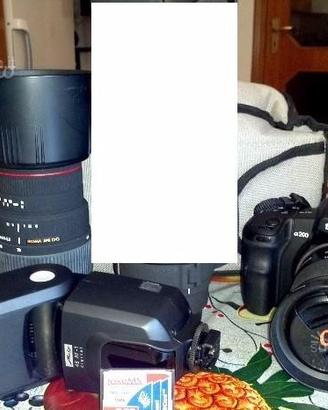 Set fotografico sony alfa 200