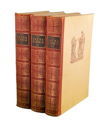La Sacra Bibbia, Editrice S.A.I.E. 3 volumi, 1958