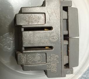 Vimar idea interruttore 2 pulsante grigio 