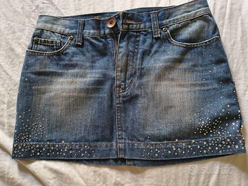 Mini gonna denim Carrera