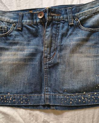 Mini gonna denim Carrera
