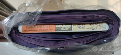 rotolo tessuto per fodera viola 50m