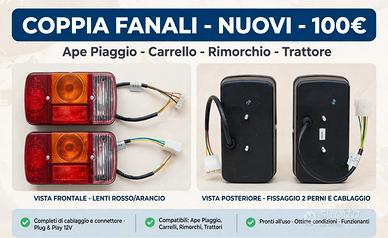 Coppia di fanali posteriori UNIVERSALI  NUOVI 